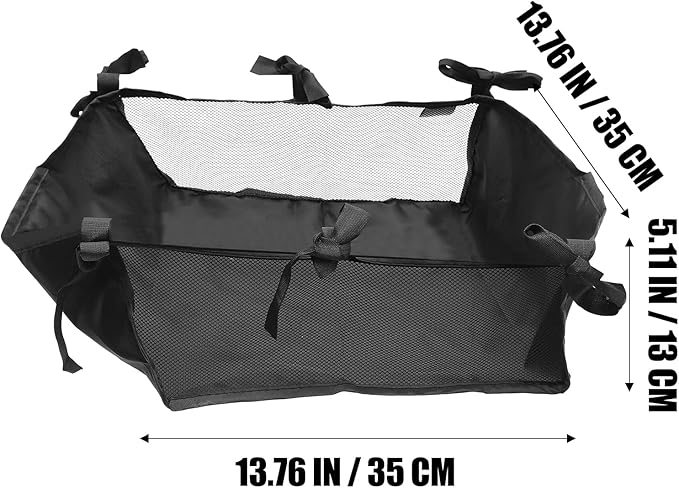 Universal Stroller Basket Replacement Baby Stroller Basket Oxford Cloth Waterproof Sturdy Shopping Storage Bag for Pushchair Nappy Storage Pouch for Travel Outdoor