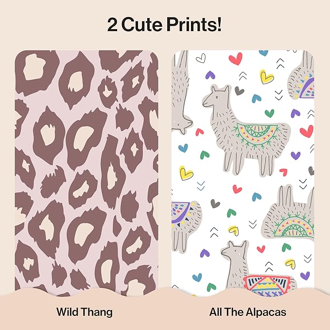 The Honest Company Comfort Dry Disposable Diapers for Sensitive Skin, Hypoallergenic, Wild Thang + All The Alpacas, Super Club Box Size 4 (22–37 lbs) 104 Count