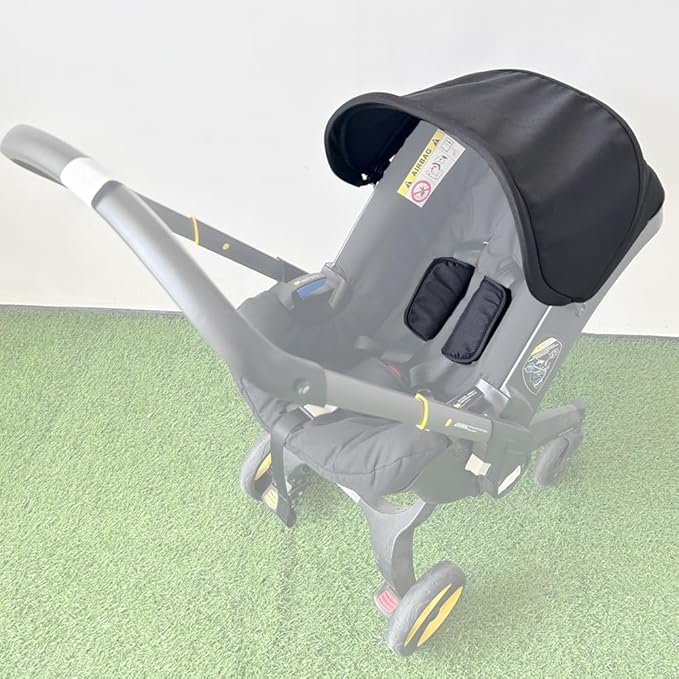 Stroller Replacement Accessories Canopy, Waterproof Sun Shade Compatible with Doona Car Seat & Strollers (Black)
