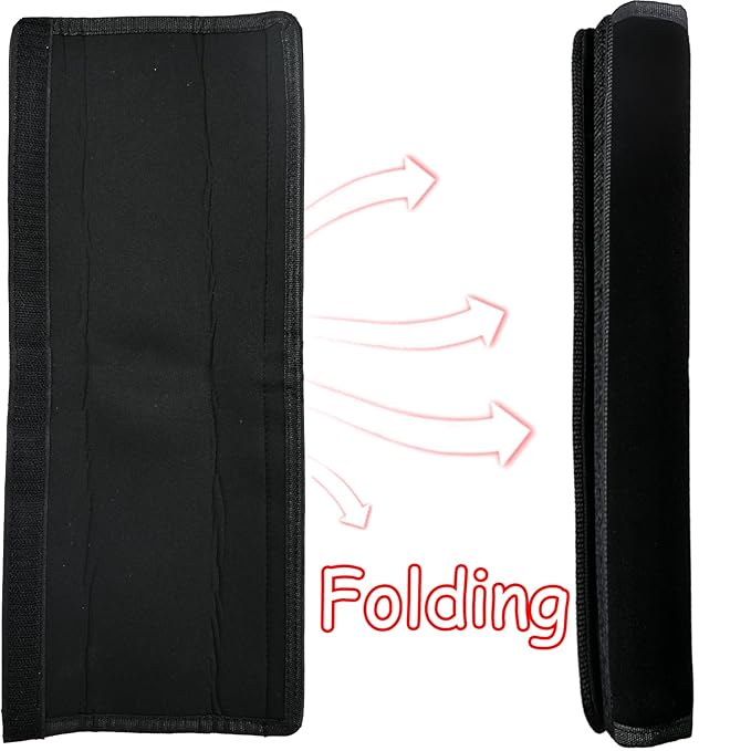 2 Pack 13.38 * 5.51in Armrest Handle Cover,Universal Handle Sleeve Cover Replacement Pushchair Handle Cover Accessory Elastic Dust Proof Protector Sleeve for Pushchair Pram(Black)