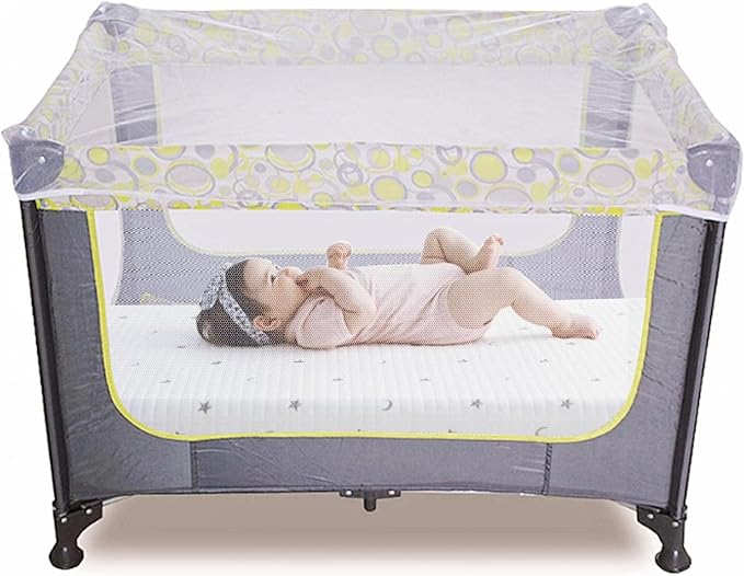 Baby Mosquito Net for Stroller, Perfect Bug Net for Stroller/Bassinets/Cradles/Playards/Pack N Plays and Portable Mini Crib, Durable Baby Insect Netting, White