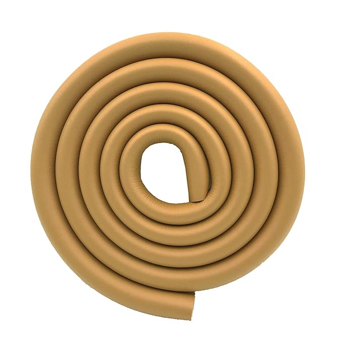 M2cbridge U Shape Extra Thick Furniture Table Edge Protectors Foam 6.5 Ft (Wood)