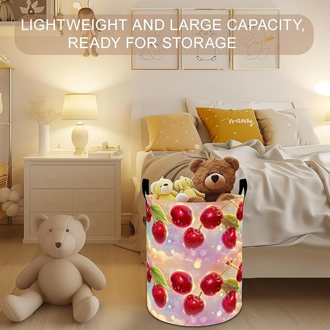 Beagle Dog Laundry Basket Hamper 19.7"x15.8", Cute Pet Foldable Waterproof Oxford Clothes Storage Bucket for Room Bathroom Bedroom Nursery Decor, Toy Organizer Bins Gifts for Kids Boys Girls