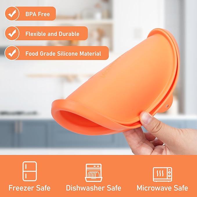 LUVCOSY 1 Cup 2 Cup 4 Cup 7 Cup Round Silicone Replacement Lids for Pyrex 7202-PC, 7200-PC, 7201-PC, 7402-PC Glass Bowls, 8 Pack Storage Cover, Microwave & Dishwasher & Freezer Safe