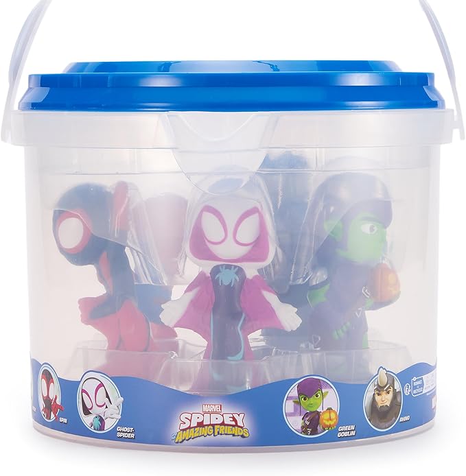 Disney Store Official Bath Set (Spidey and His Amazing Friends) - Kids Bath Accessories with Beloved Disney Characters - Colorful and Fun Bath Time Essentials for Kids - Suitable for All Ages