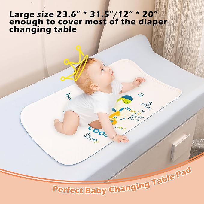 Catteyonce Diaper Changing Pad (Dinosaur)