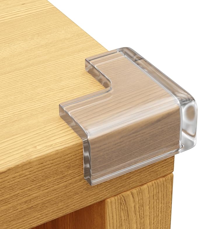 8-Pack Corner Protector Baby to Baby Proof Corners and Edges, Clear