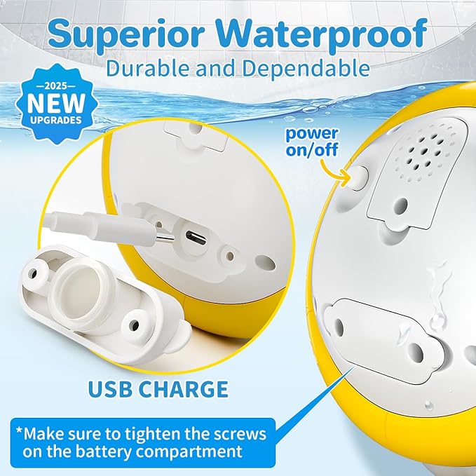 Light up Baby Bath Toys: Grey Whale Bath Toy Sprinkler,Rechargeable Bath Toys for Kids Ages 1-3,Outdoor Water Pool Toys for Toddlers 1 2 3,Fun Bathtub Birthday Gift for Boys & Girls,1 Yr Old Boy