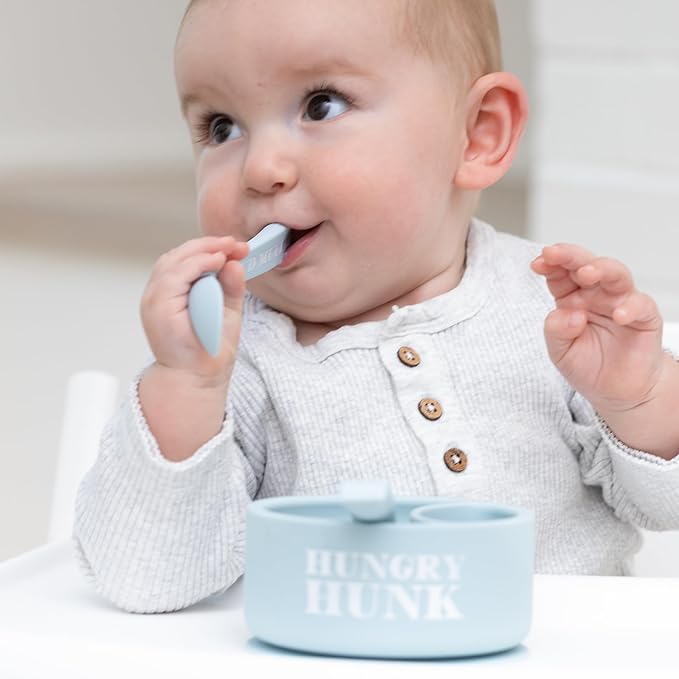 Silicone Suction Bowl for Toddlers and Babies by Bella Tunno, Food Grade BPA Free Silicone, Non Slip Suction Base, Microwave & Dishwasher Safe, Ideal Baby-Led Weaning & Self Feeding Bowl, Miss Mess