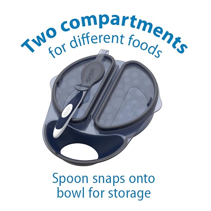 Dr. Brown's Travel Fresh Bowl and Spoon, 2-Pack, Turquoise