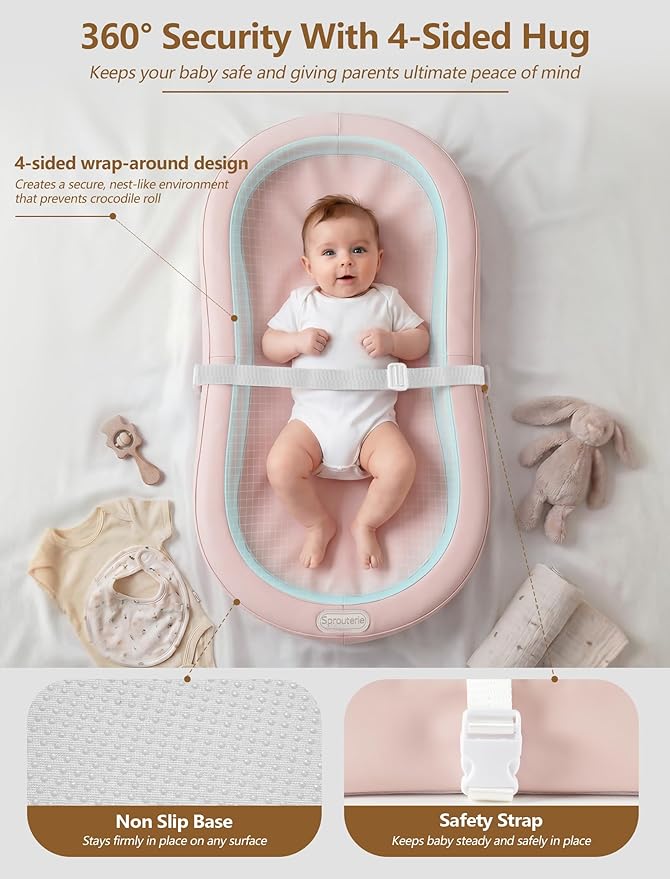 Wipeable Baby Changing Pad, Changing Pad Babies for Dresser Waterproof Standard Size in 30.7” * 15.7” for Diaper Changing on Table (Pink)