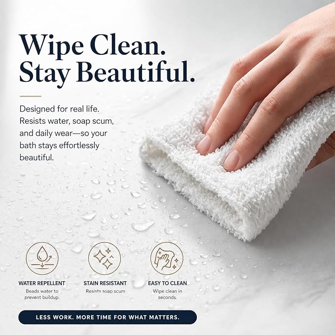 EHZNZIE White Heavy Duty Shower Curtain Liner 72x72, PEVA Waterproof Bath Curtain, No Chemical Smell, 3 Weighted Magnets, Durable with Rustproof Metal Grommets