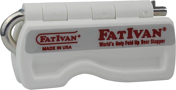 The Original Fat Ivan Fold Up Doorstop Wedge with Magnet - for Moving Office Home or School - Great for Police, Admin, Firefighters and Any time You Need a Door to Stay Open