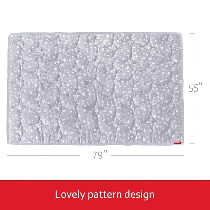 Baby Play Mat Extra Thick, Large, Crawling Mat Non Slip Padded Baby Mats for Playing 79x55 Inches, Baby Playmat Floor Mat for Babies, Toddlers