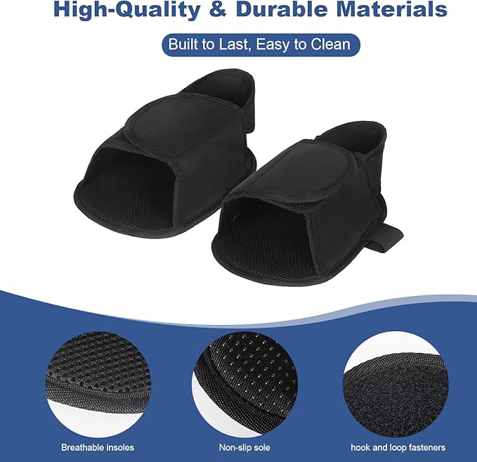 Adjustable Wheelchair Foot Straps for Leg Supports: Durable, Easy to Install, Secure Restraints for Seniors, Disabled, and Post-Surgery Patients,Perfect Foot & Leg Rests