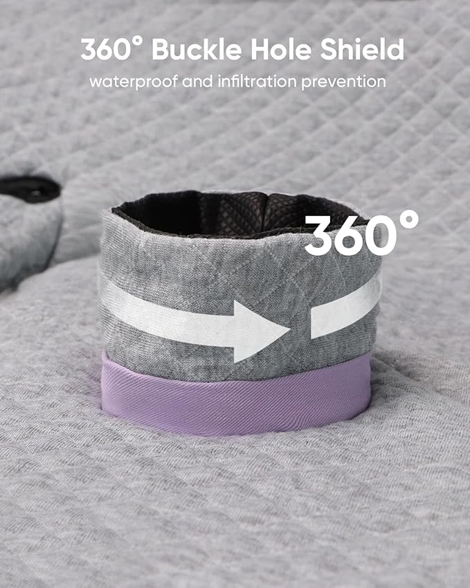 TinlyFinly 2 Pack Baby Potty Training Car Seat Protector, Waterproof Car Seat Liner for Potty Training Toilet, Baby Infant Toddler Piddle Pad Fits for Carseat, Stroller, Highchair - 2 Pack, Gray