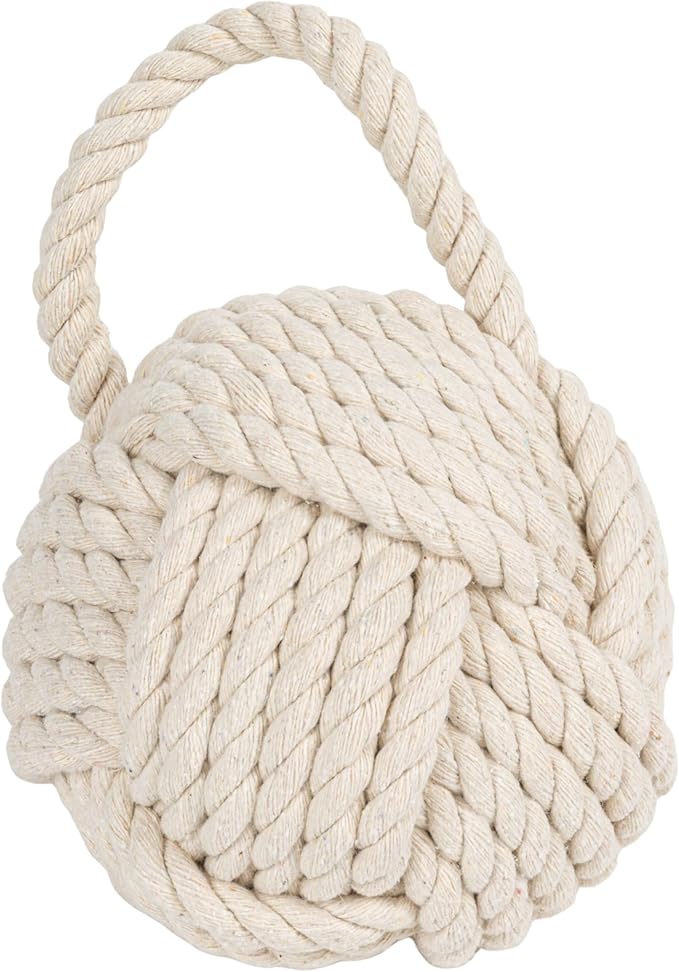 Creative Co-Op Nautical Rope Knot Door Stop (Pack of 2)