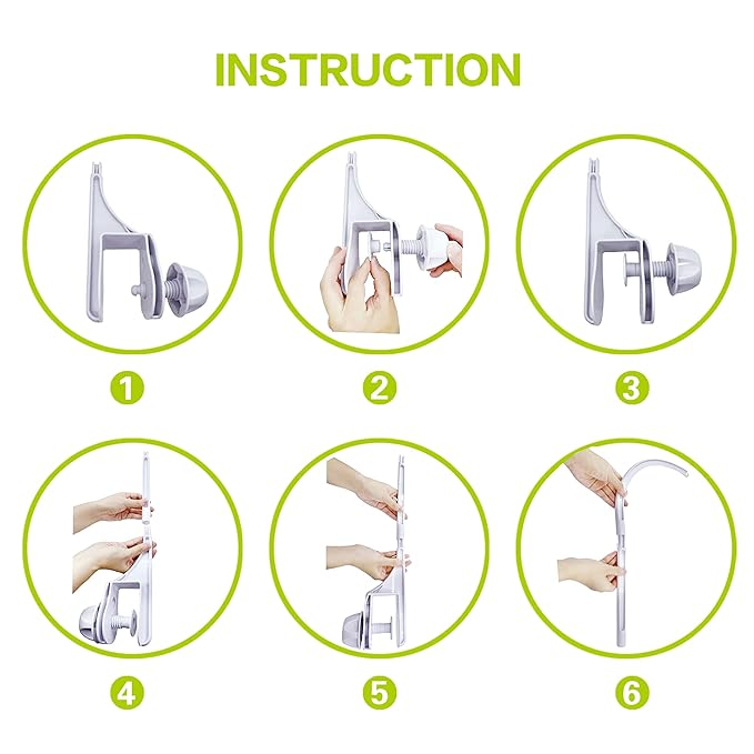 Baby Crib Mobile Arm with Music Box Spin Motor（24 inch ）, AICMEI Nursery Decor Hanger -DIY Toy Decoration Move Bracket，Double nut Adjustment and Fixing