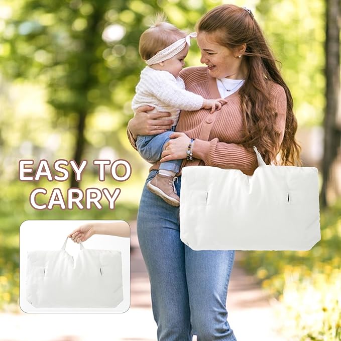 Shopping Cart Cover for Baby 2 in 1 High Chair Covers for Restaurant Comfortable Grocery Cart Seat Covers for Infant, Toddler Universal Suitable for Most Shopping Carts Machine Washable, Fig
