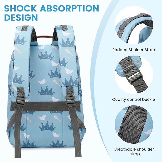 BILLITON MASHI Diaper Bag Backpack, Large Baby Nappy Bags with Portable Changing Pad for Boys and GirlsMultifunction Travel Baby Bag for Moms Dads, Shower Gifts Waterproof and Stylish