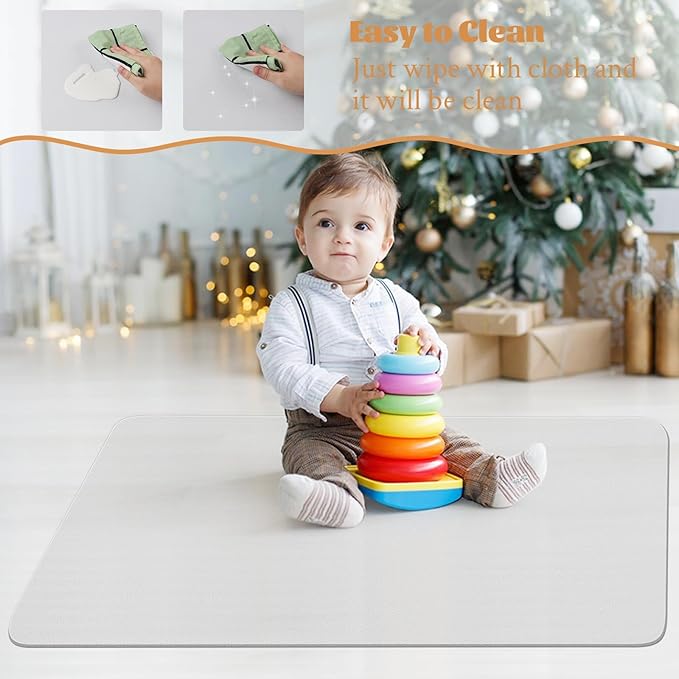 KMAT Office Chair Mat,Easy Glide Hard Wood Tile Floor Mats, Clear Desk Chair Mat for Home Office Rolling Chair,Heavy Duty Floor Protector -47"x47" Rectangular