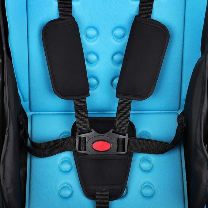 Accmor Car Seat Straps Shoulder Pads Suit for Baby Kids, Car Seat Strap Covers, Hip Support, Car Seat Strap Pads, Soft Seat Belt Covers for All Car Seats, Pushchair, Stroller, Black