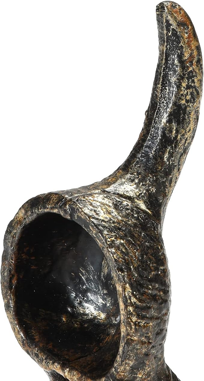 Dog Tail Door Stop Decorative Cast Iron Door Stopper Wedge, Antique Brass………