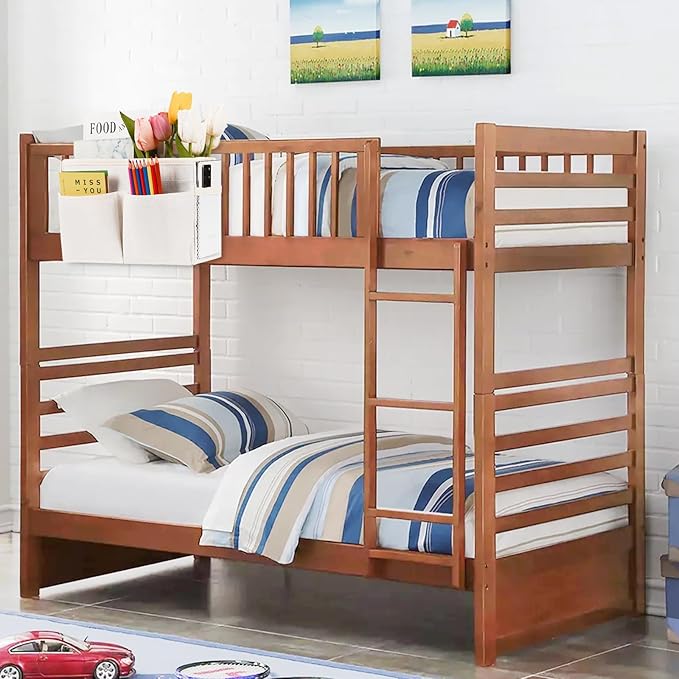 Retyion Bedside Caddy White Bedside Hanging Storage Basket Bed Caddy for Headboards Bunk Dorm Rooms Crib Beds Rails Organizer (White)