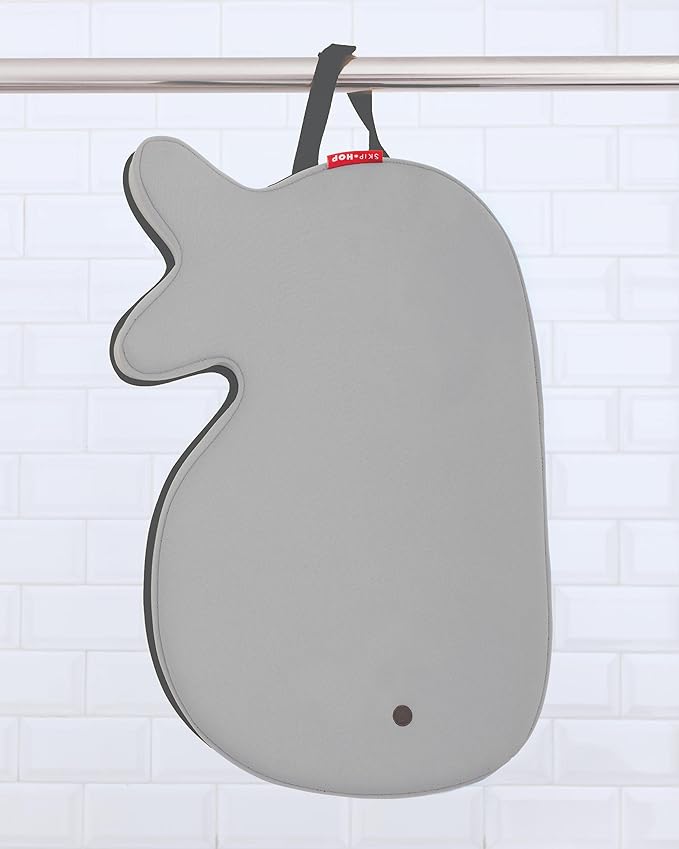 Skip Hop Moby Bath Kneeler and Spout Cover, Grey