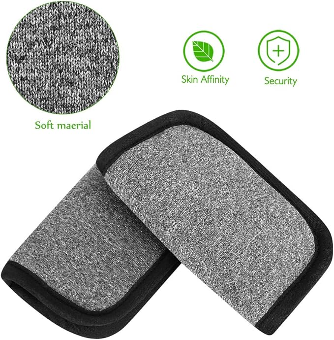 Accmor Car Seat Strap Covers for Baby Kids, Car Seat Strap Covers Shoulder Pads, Soft Seat Belt Covers for All Car Seats, Pushchair, Stroller