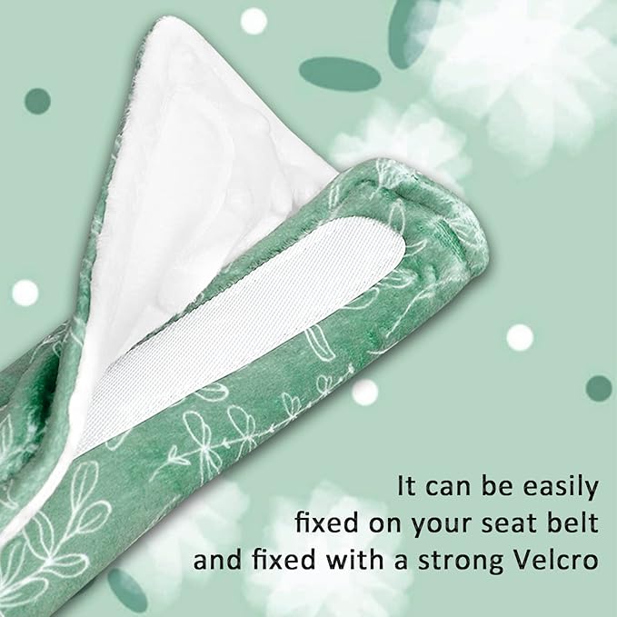 Baby Car Seat Strap Covers Shoulder Pads for Baby Kid, Super Soft Infant Carseat Belt Covers for All Car Seat Stroller,Green Sage