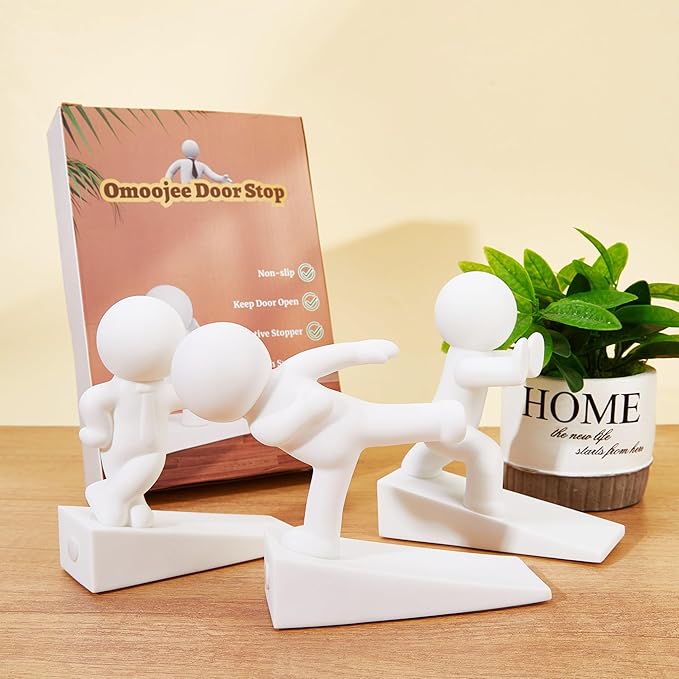 Cute Door Stopper, 3 Pcs, Decorative Door Wedge for Home and Office Floor, Decoration Doorstop(Patented)