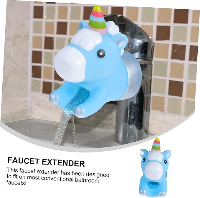 jojofuny 1pc Shape Faucet Tap Extension Tool for Boy Girl Handwashing Fits Standard Faucets Makes Washing Easy and Enjoyable Water-Saving Design