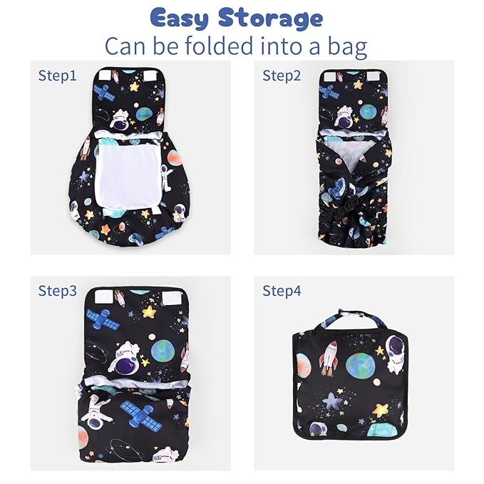 Baby Car Seat Cover, Windproof Carseat Cover for Infant Girls, Infant Warm Carseat Canopy with Double Layer Fabric for Winter, Compatible with Most Baby Car Seat, Space