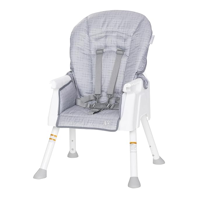 Baby Trend Adapt 4-in-1 High Chair to Toddler Chair, Crosshatch Grey