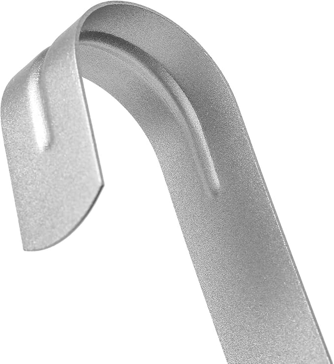 Sattiyrch 15" Wreath Hanger for Front Door,Sturdy Steel Wreath Door Hanger,Over The Door Hanger Hook (Silver,2)