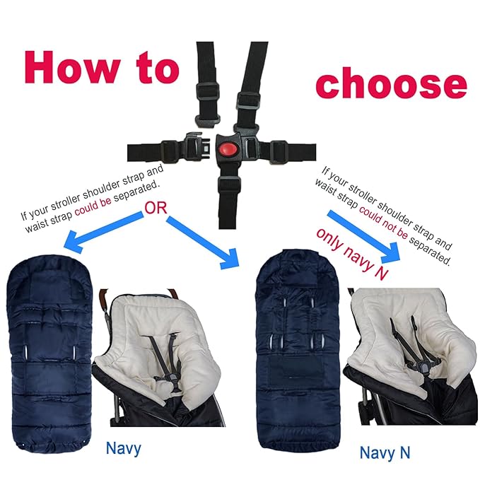 Yobee Universal Stroller Footmuff Premium Pushchair Bunting Bag Winter Buggy Cover Padded Warm Sleeping Sack Tour Stroller Accessories