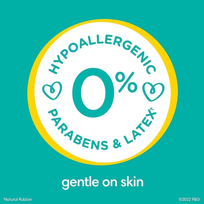 Pampers Sensitive Baby Wipes, Water Based Baby Wipes, Fragrance Free and Hypoallergenic, 588 Wipes Total (7X Refill Packs) [Packaging May Vary]