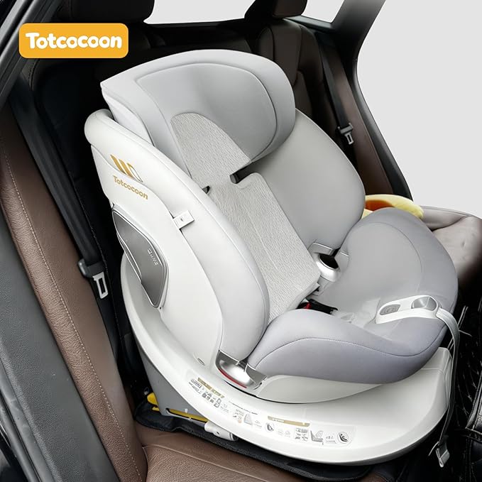 Car Seat Protector 2-Pack with Custom Zipper Storage Bag — Thickest Padding Seat Cushion Mat, 600D Oxford Waterproof Fabric, Non-Slip Backing, Mesh Pockets