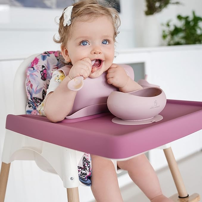 Nibble and Rest Highchair Cushion Cover for Inflatable Cushion, Compatible for IKEA Antilop Highchair, High Chair Accessories Stain-Proof and Wipeable Cushion Cover (Cushion NOT Included)(Inthemeadow)
