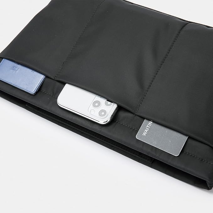YONBEN Handbag Organizer Insert Bag Tote Shaper Bag Large Purse Organizer Insert Lightweight & Durable Nylon inner bag (M, black)