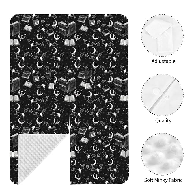 Gothic Car Seat Cover Baby Stuff Western Infant Carseat Covers Baby Girl Highland Car Seat Canopy Boy Winter Multi Use Nursing Cover for Newborn Carseat Canopy Nursing Covers Newborn Shower Gift