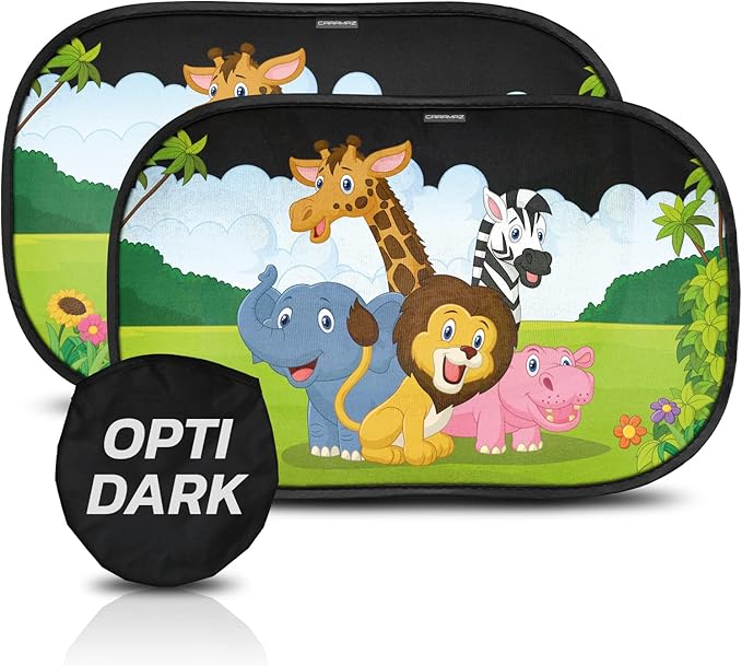 Car Window Shade for Baby with Certified UV-Protection 2 Pack - 20"x12"