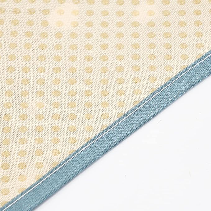 HappyFlute Splat Mat for Under High Chair/Art/Crafts/Playtime,Waterproof and Washable Splat Mat for Baby Feeding Supplies,43'x43' Square(Spot)