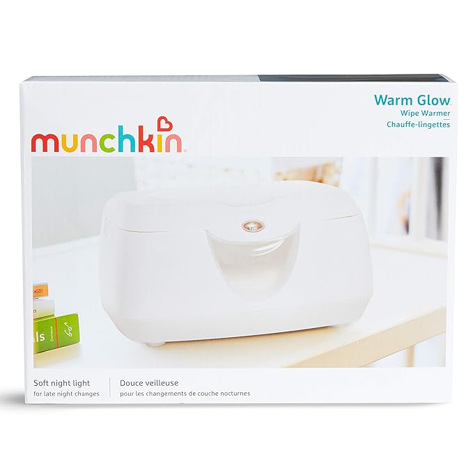 Munchkin Warm Glow Baby Wipe Warmer, White