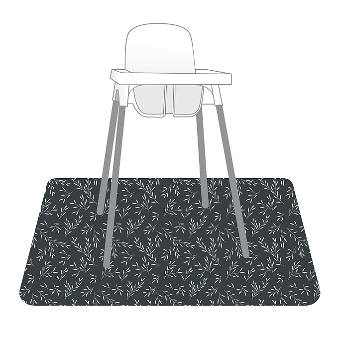 BapronBaby Willow Splash Mat - Waterproof Catch-All for Under High Chairs, Floors, Tables, Playtime or Arts & Crafts - Machine Washable - 45" x 45”