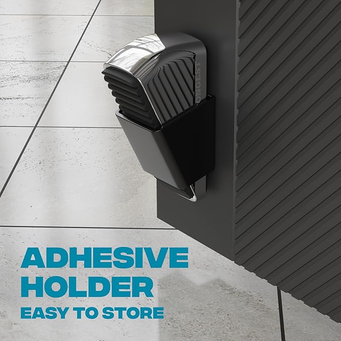 Strongest Home 2-Pack XL Heavy Duty Door Stoppers for Bottom of Door - Durable Door Stop Wedge with Superior Grip, X-Large Rubber Door Stopper Wedge for Large Gaps & Any Surface, 5-Inch Long - Chrome