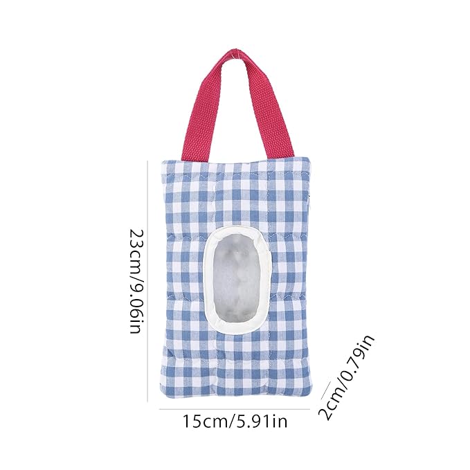 Quilted Baby Wipe Holder Quilted Wipe Pouch Portable Hanging Floral Wet Wipes Bag for Car, Stroller