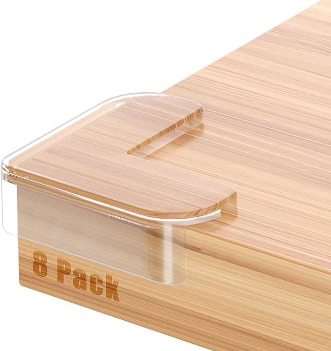 8 Pack Corner Protectors Baby Proof Corners and Edges Protector, Extra Large Clear Table Corner Protectors for Baby Safety Guards Bumpers Cover Sharp Furniture, L Shape