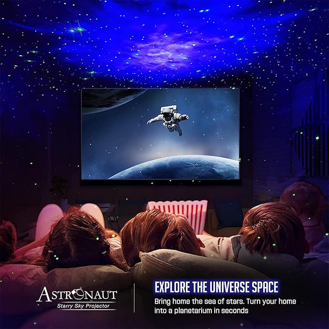Astronaut Galaxy Projector Space Light – Star Projector Galaxy Light with Remote, Starry Sky Spaceman Lamp Bedroom Room Decor for Kids, Nebula Night Lamp for Christmas & Birthdays & Children's Day